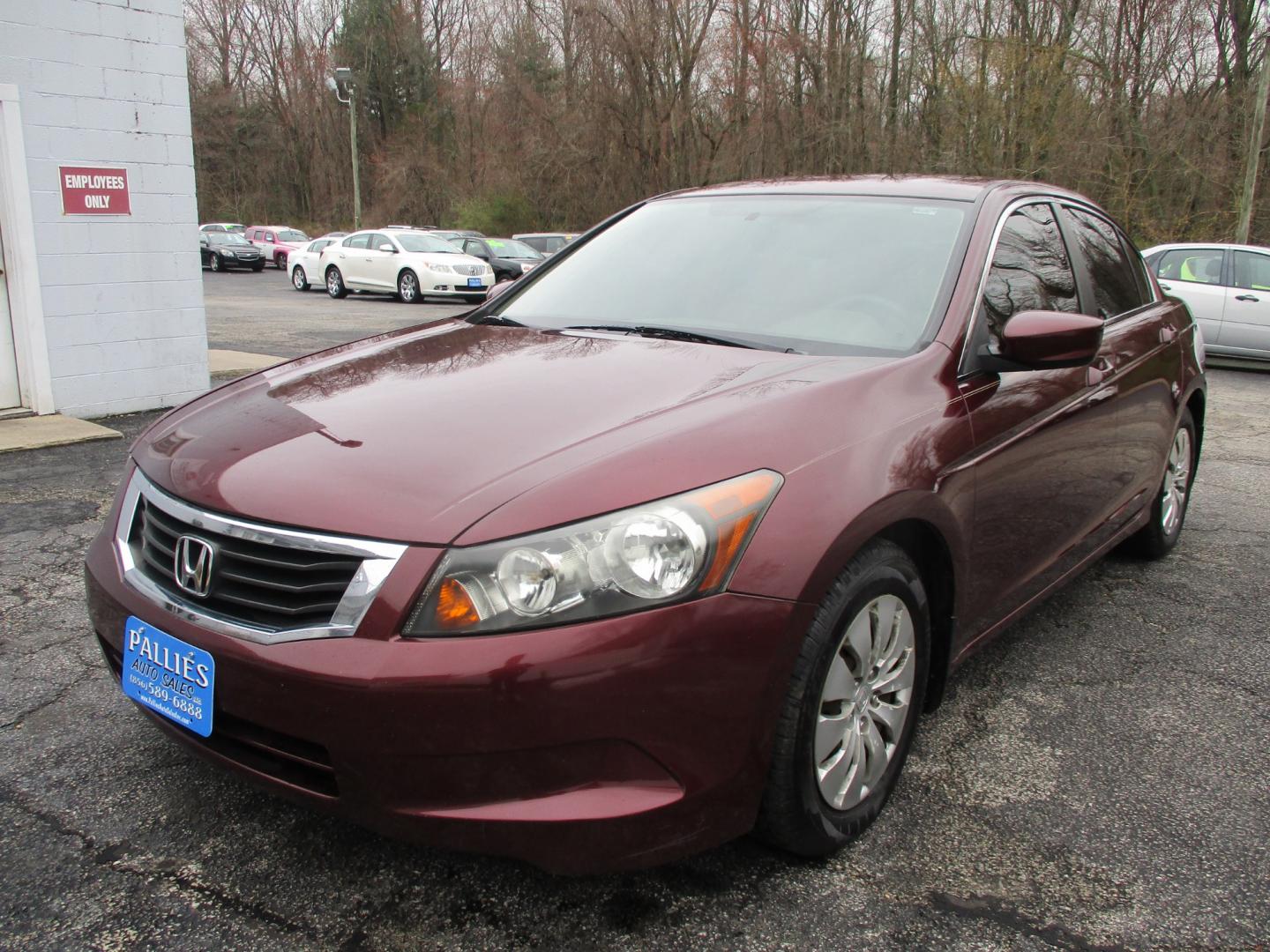 2010 MAROON Honda Accord LX Sedan AT (1HGCP2F38AA) with an 2.4L L4 DOHC 16V engine, 5-Speed Automatic transmission, located at 540a Delsea Drive, Sewell, NJ, 08080, (856) 589-6888, 39.752560, -75.111206 - Photo#0